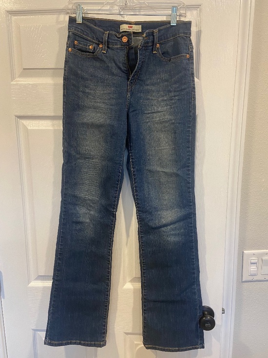 Levis 512 Slimming Bootcut Jeans Sz6 - Picture 1 of 4